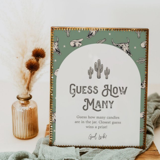 Papier Green Western Devinez combien de signes (Créateur téléchargé)