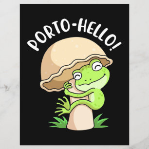 Papier Grenouille Et Champignons