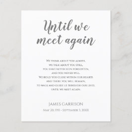 Papier Grey jusqu'à ce que nous nous rencontrions à nouve