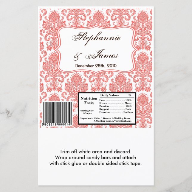 Papier Grosse barrette de Hershey Cora Blanc Dentelle Dam (Devant)