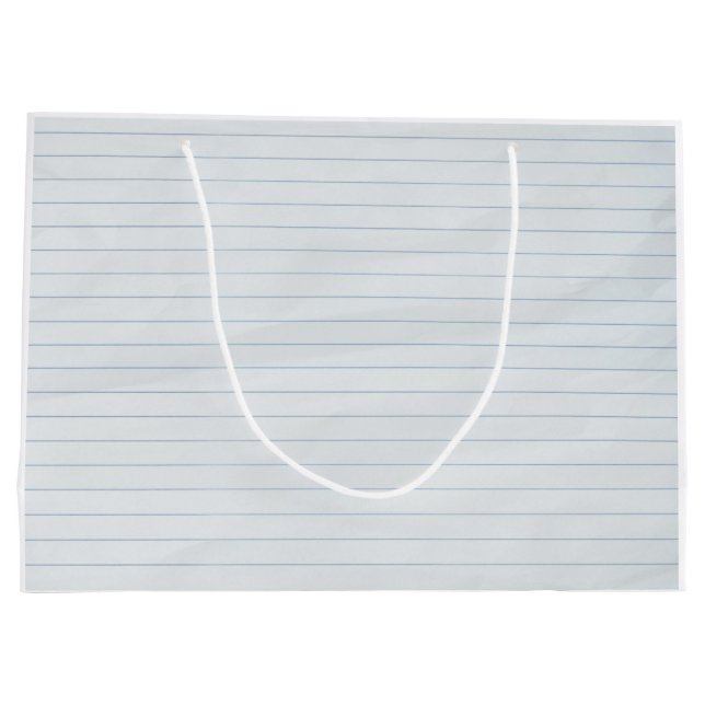 Papier Große Geschenktüte (Rückseite)