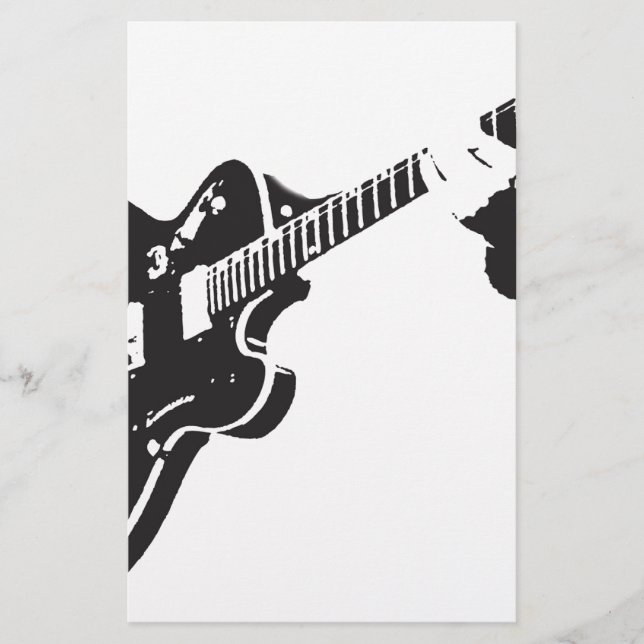 Papier Guitare électrique (Devant)
