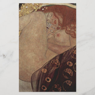 Papier Gustav Klimt - Danae - Belle oeuvre