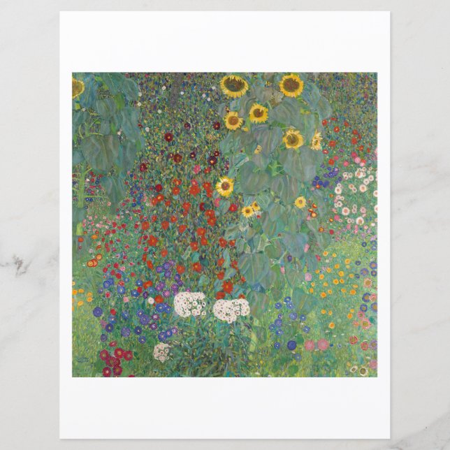 PAPIER : GUSTAV KLIMT : LANDGARTEN (Vorderseite)