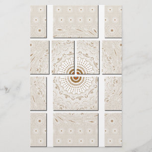Papier Hakuna Matata Floral Mur tuiles