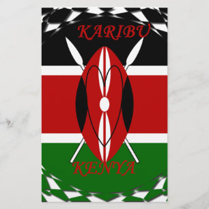 Papier Hakuna matata Karaibu Kenya