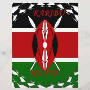 Papier Hakuna matata Karaibu Kenya
