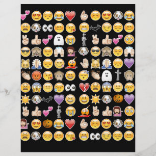 Papier halloween emoji