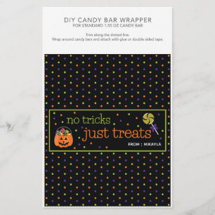 Papier Halloween Party 1,55 oz Candy Bar Wrapper