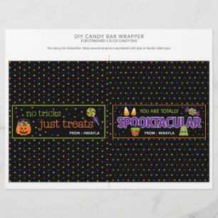 Papier Halloween Party 1,55 oz Candy Bar Wrapper