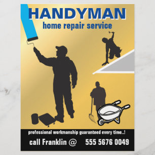 Papier Handyman Service Petite entreprise Réparation à do