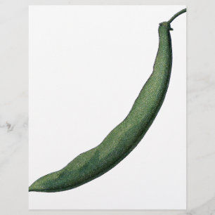 Papier Haricot Vert Vintage