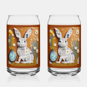 Papier-Hasen-Soda-Glas Dosenglas