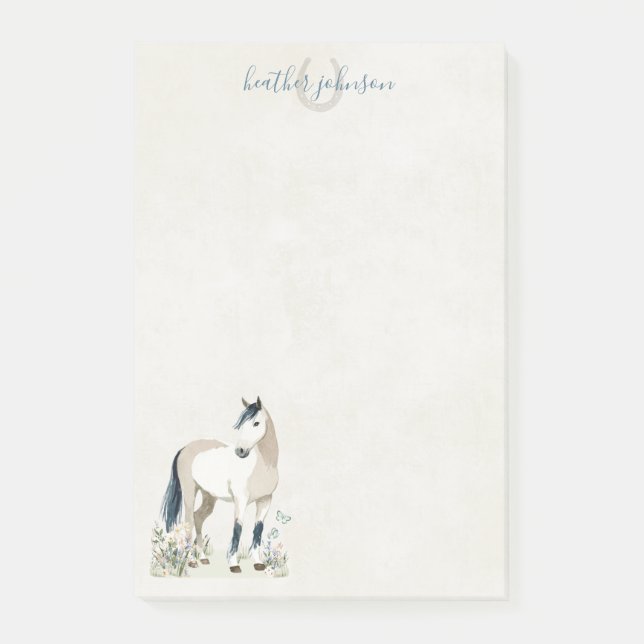 Papier Hearthlight Notes Meadow & Mane Post-it Not (Devant)
