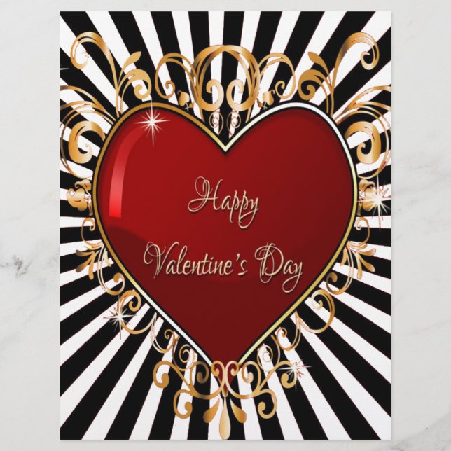 Papier Heureuse Sainte-Valentin (Devant)
