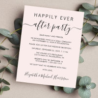 Heureusement Jamais Après Mariage Réception Invita