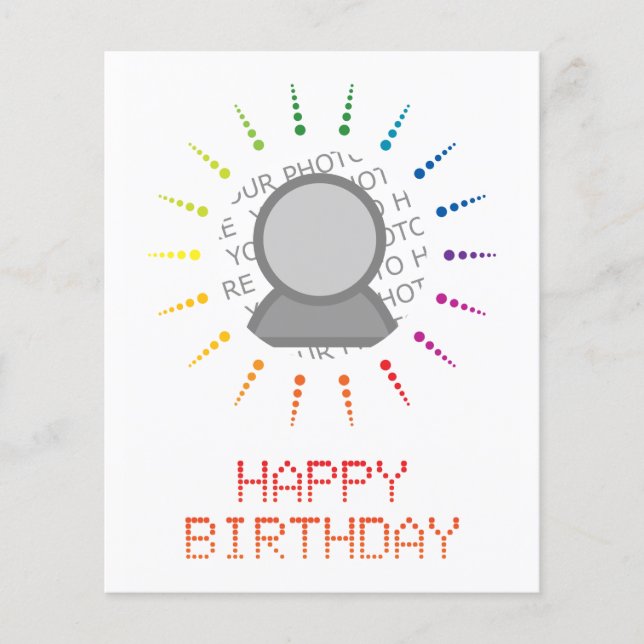 Papier heureux anniversaire (brightBurst) (Devant)