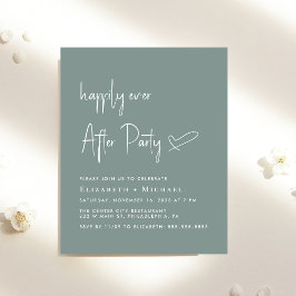 Papier Heureux Jamais Après Mariage Après Invitation De F
