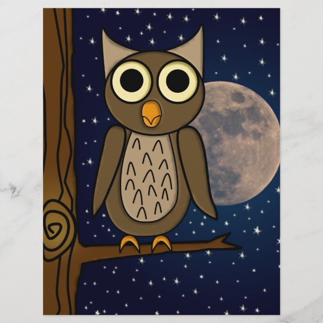 Papier Hibou (Devant)