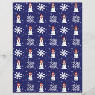 Papier Hommes neigeux