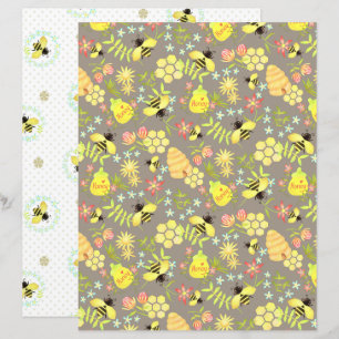 Papier Honey Bee Grey