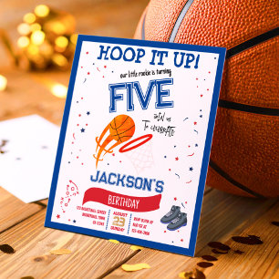 Papier Hoop It Up Rookie Basketball Budget Anniversaire