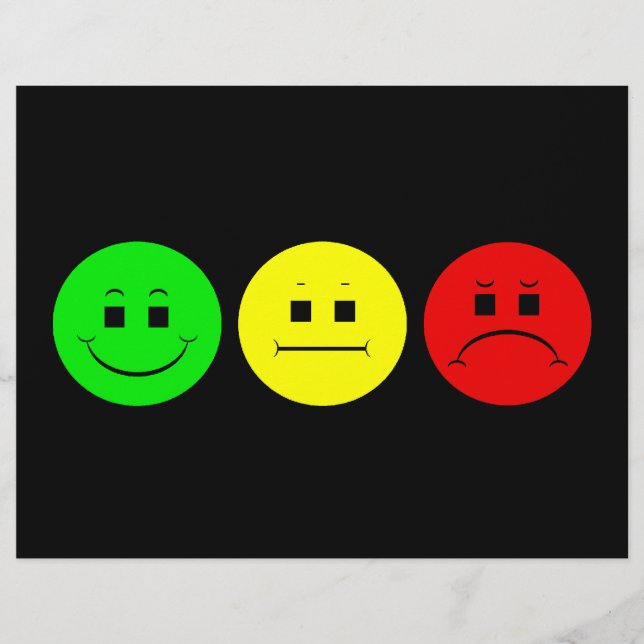 Papier Horizontal Moody Stoplight Lefty Green (Devant)