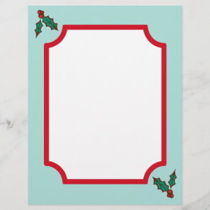 Papier Houx de Noël