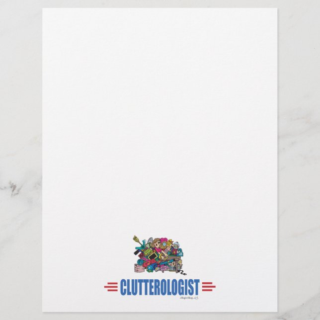 Papier Humoriste Clutter (Devant)