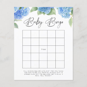 Papier Hydrangea Baby Baby shower Jeux