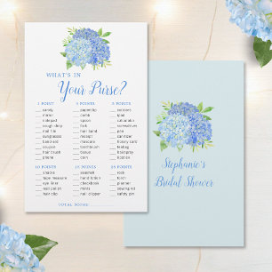 Papier Hydrangea Blue Floral Fête des mariées Jeu