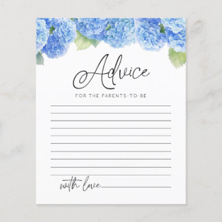 Papier Hydrangea Blue Flowers Conseil Parents Baby shower