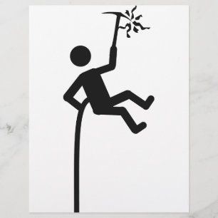 Papier icône alpiniste