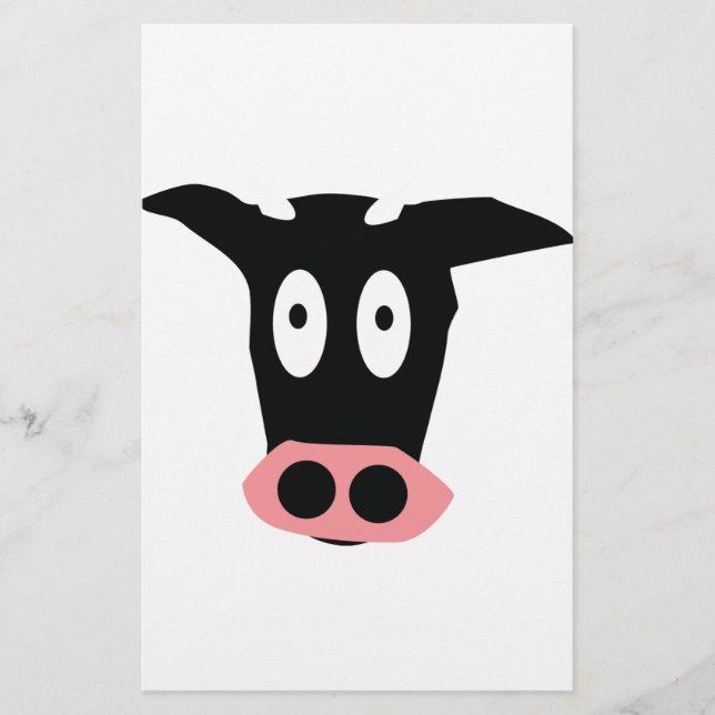Papier icône de vache (Devant)