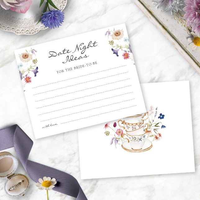 Papier Idées de soirée thé (Floral Tea Party Date Night Ideas by Painted Paperie
)