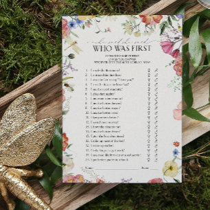 Papier Il A Dit Qu'Elle Avait Pressé Floral Fête des mari