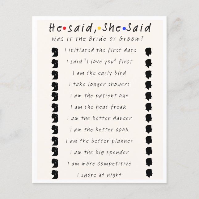 Papier Il Dit Qu'Elle A Dit : (Devant)