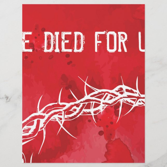 Papier il est mort pour nous (Devant)