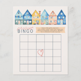Papier "Il faut un village" Jeu de douche de Bingo