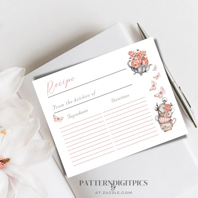 Papier Il Me Donne Des Papillons Thé Floral Douche Jeu (Créateur téléchargé)