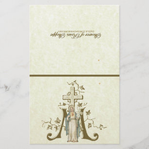 Papier Immaculé Coeur Marie Prière de communion spirituel