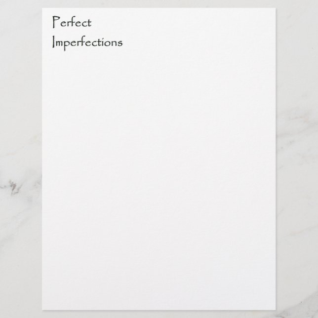 Papier Imperfections parfaites par LoveLife (Devant)