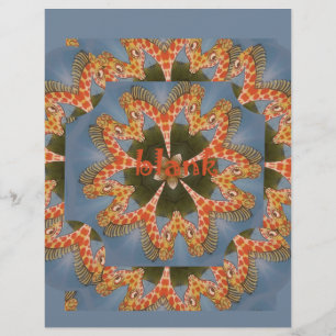 Papier Impression d'art Abstrait Giraffe