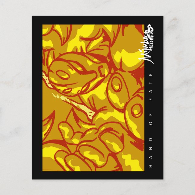 Papier Impression de la main du destin V2 (Devant)