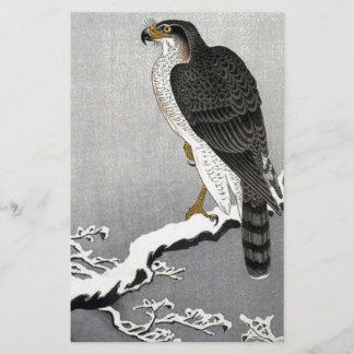 Papier Impression vintage d'oiseaux japonais