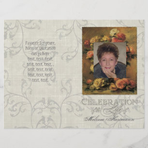 Papier Impressionniste Coral Jaune Rose 2 Service commémo