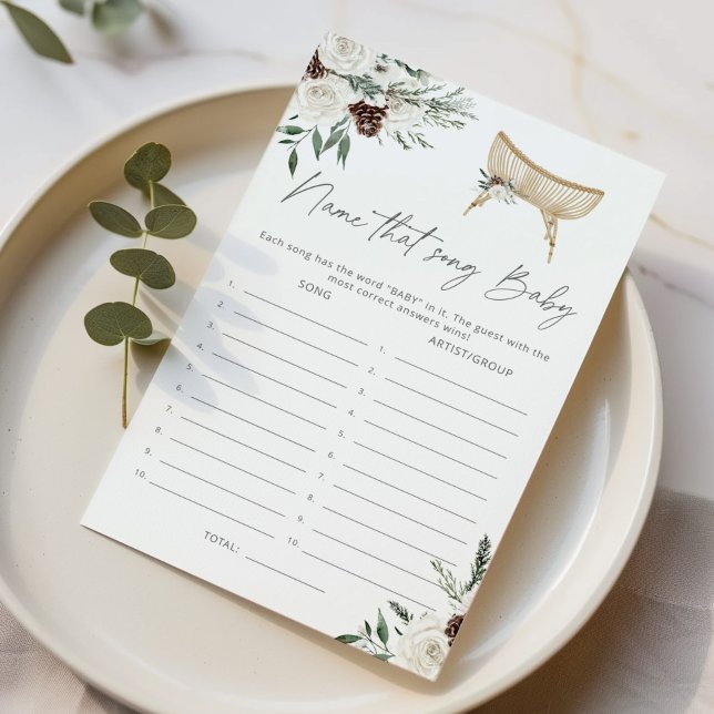 Papier Infirmière d'hiver Nom de cette chanson jeu de bab (Créateur téléchargé)