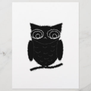 Papier Inkblot Owl