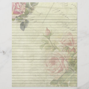 Papier Insertion de recette vintage de parchemin (Look) d