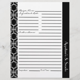 Papier Insertions de recettes de anneaux d'éternité liées